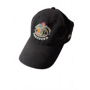 New Era Rose Bowl Pasadena Black Low Profile Baseball Cap